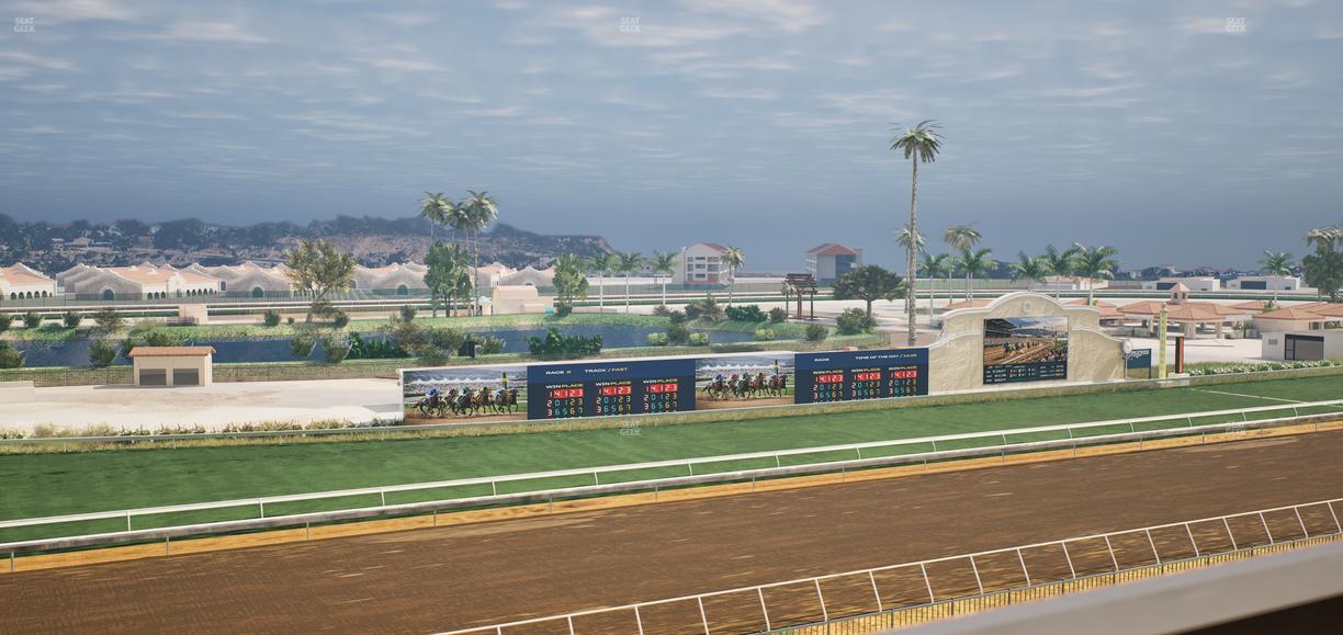 Del Mar Thoroughbred Club - Section Stretch Run Seat Lvl 4 Sec 13 Seat View