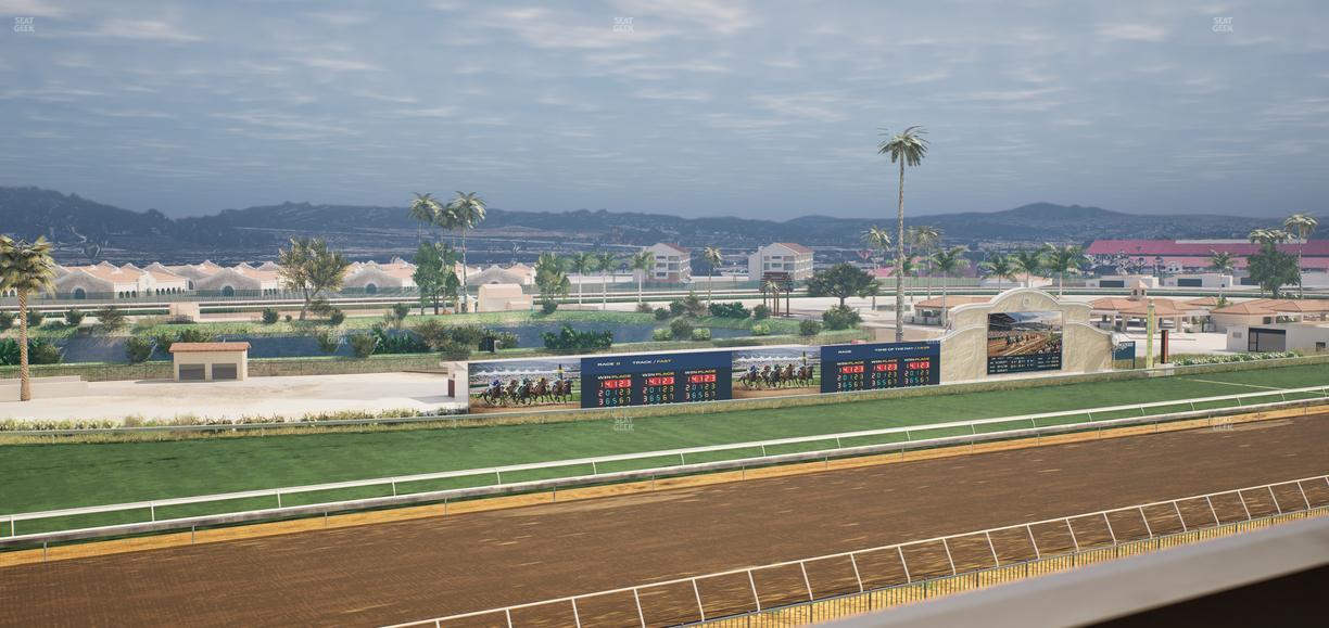 Del Mar Thoroughbred Club - Section Stretch Run Seat Lvl 4 Sec 14 Seat View