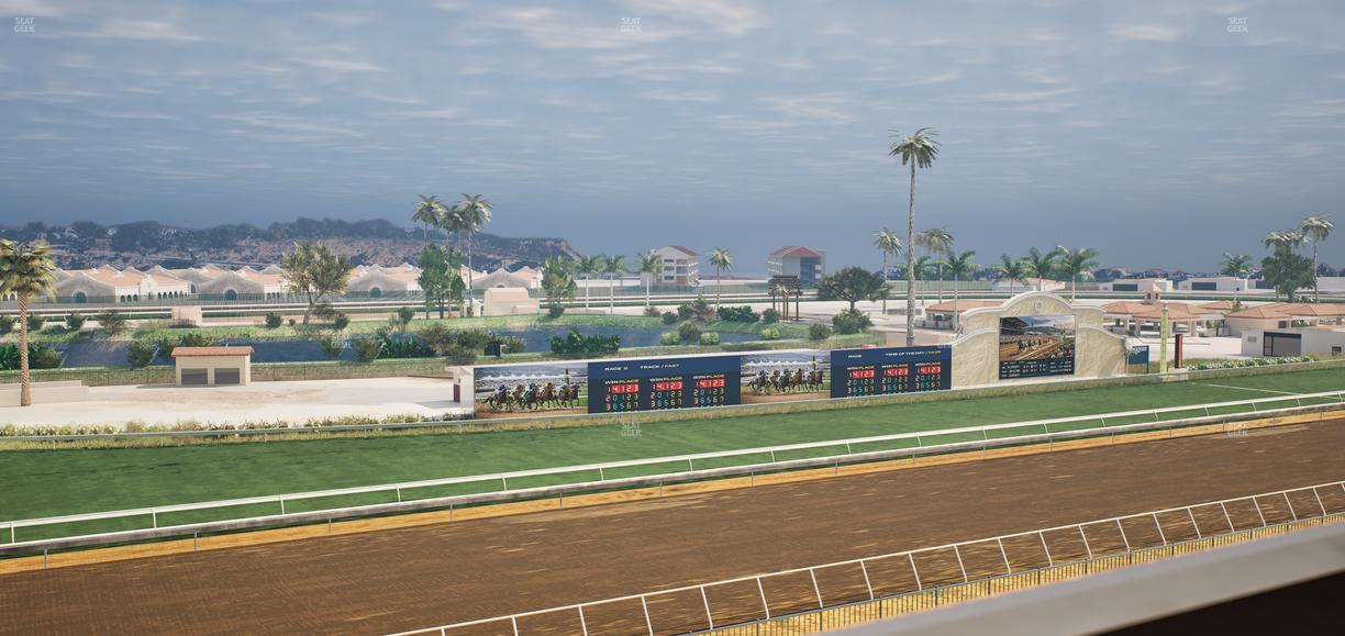Del Mar Thoroughbred Club - Section Stretch Run Seat Lvl 4 Sec 14 Seat View