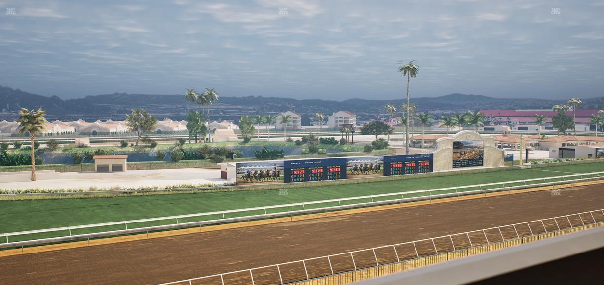 Del Mar Thoroughbred Club - Section Stretch Run Seat Lvl 4 Sec 15 Seat View