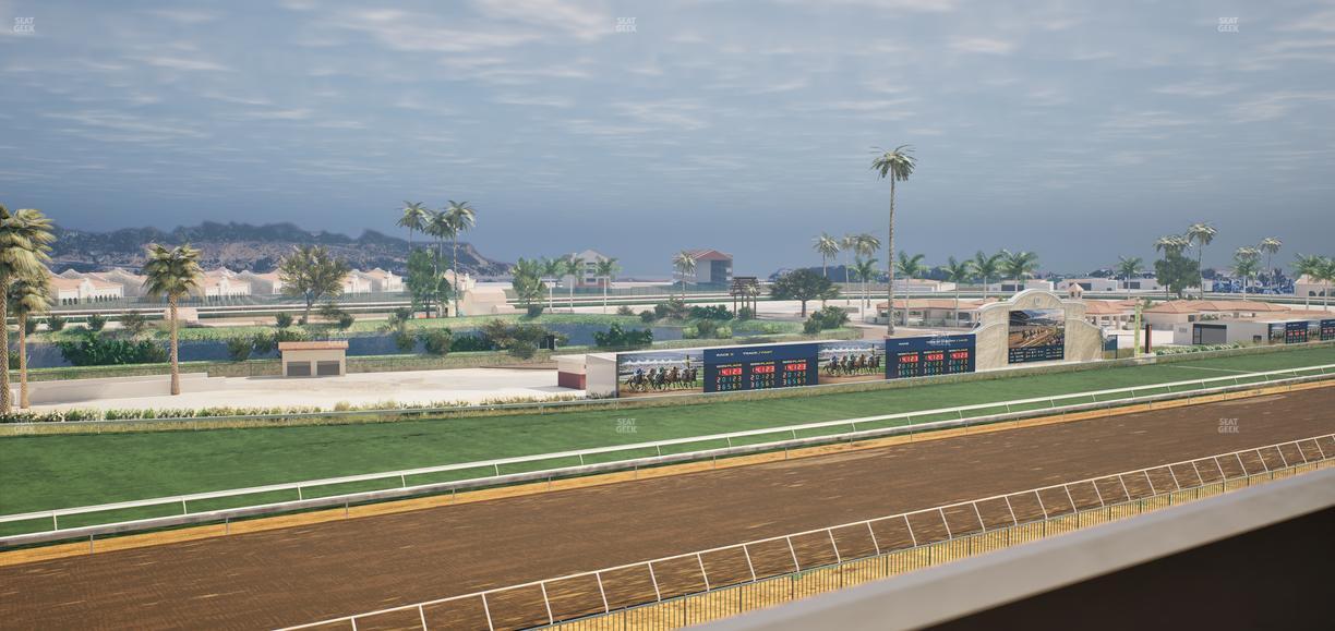 Del Mar Thoroughbred Club - Section Stretch Run Seat Lvl 4 Sec 17 Seat View