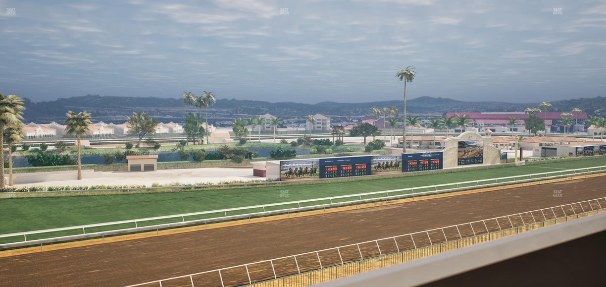 Del Mar Thoroughbred Club - Section Stretch Run Seat Lvl 4 Sec 17 Seat View