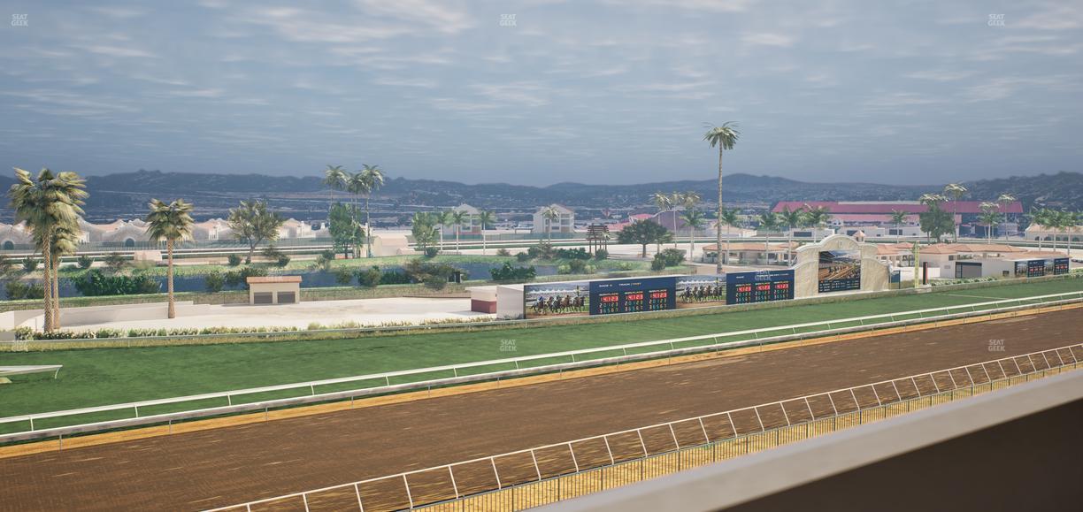 Del Mar Thoroughbred Club - Section Stretch Run Seat Lvl 4 Sec 18 Seat View