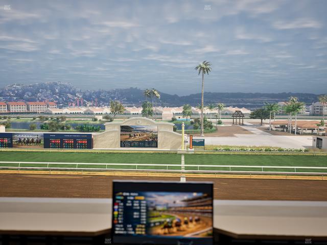 Del Mar Thoroughbred Club - Section Turf Club Lvl 4 Tbl 104 Seat View