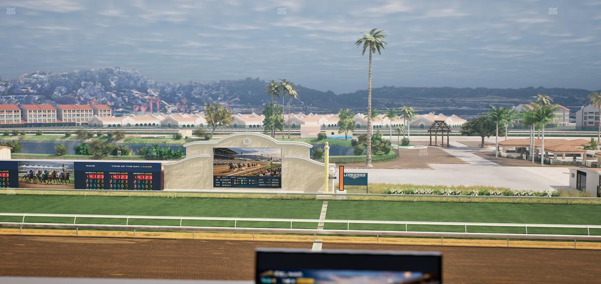 Del Mar Thoroughbred Club - Section Turf Club Lvl 4 Tbl 106 Seat View