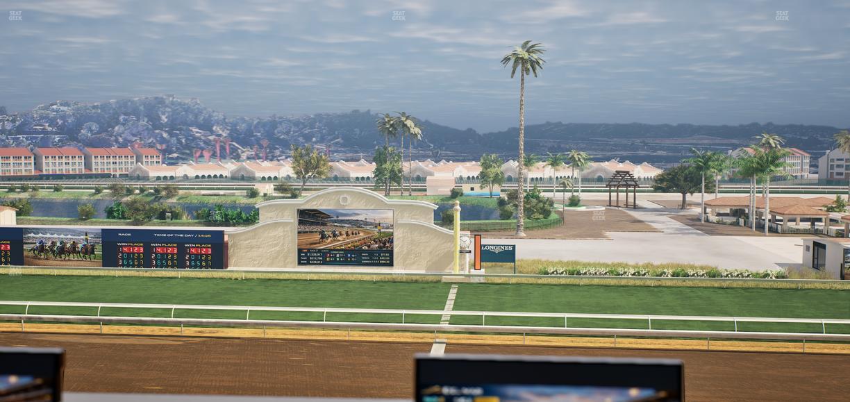 Del Mar Thoroughbred Club - Section Turf Club Lvl 4 Tbl 107 Seat View