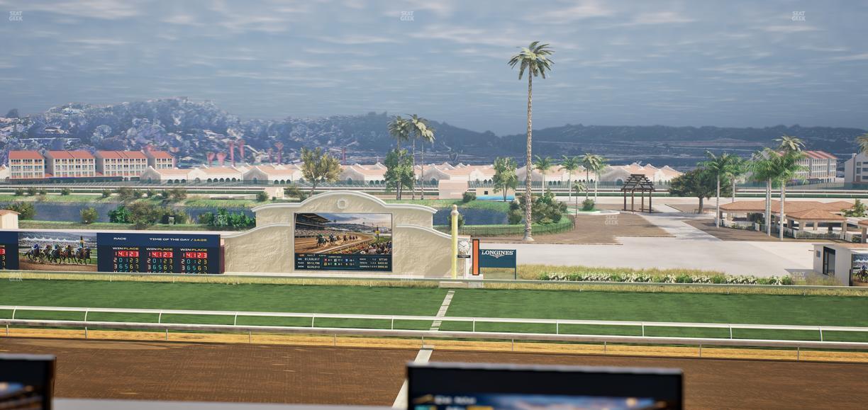Del Mar Thoroughbred Club - Section Turf Club Lvl 4 Tbl 109 Seat View