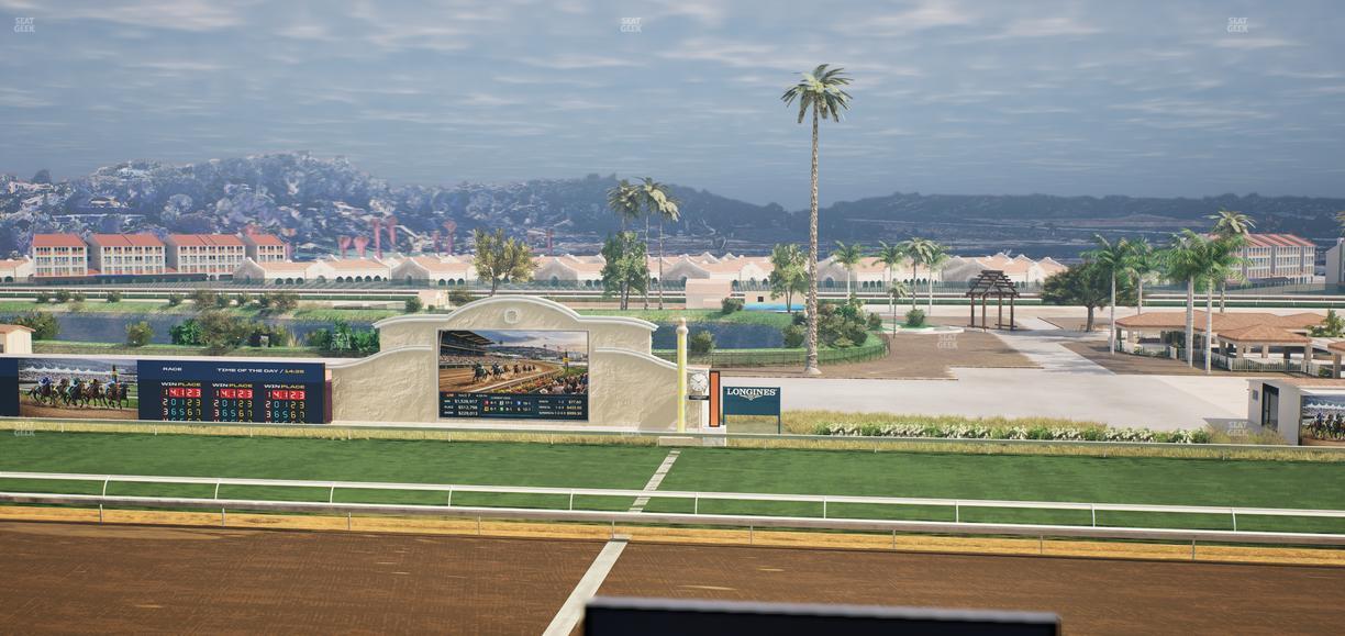Del Mar Thoroughbred Club - Section Turf Club Lvl 4 Tbl 111 Seat View