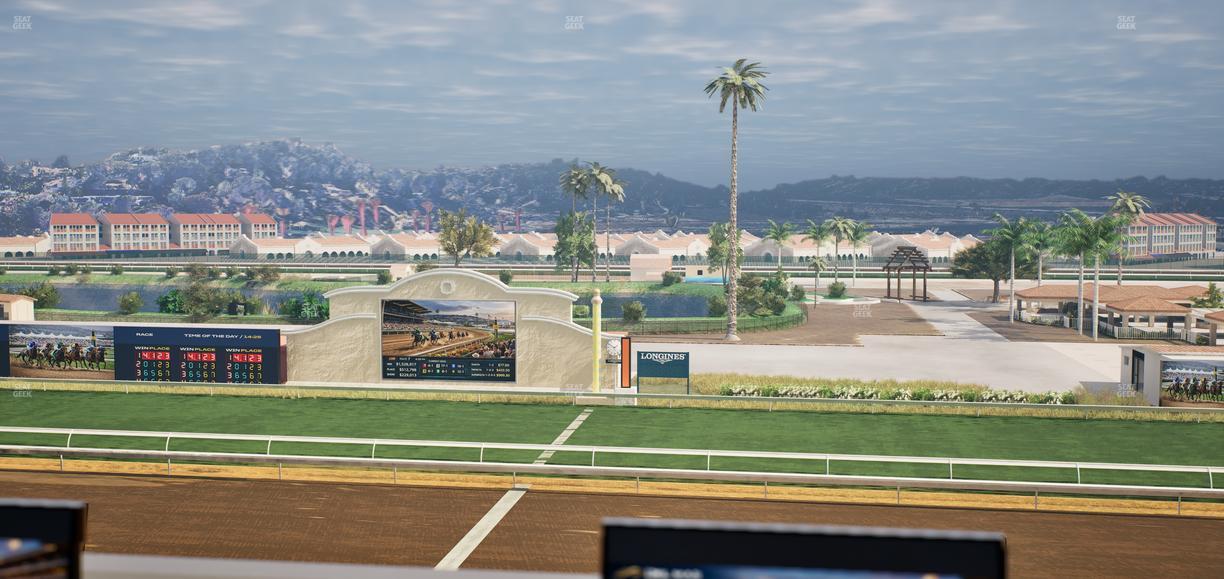 Del Mar Thoroughbred Club - Section Turf Club Lvl 4 Tbl 114 Seat View