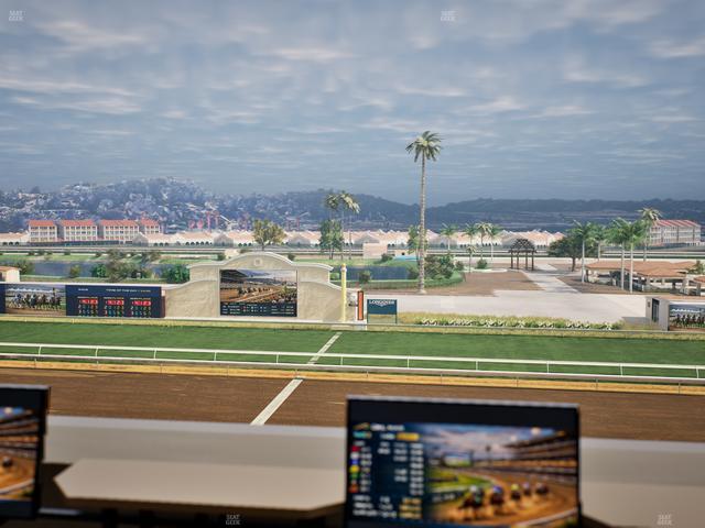 Del Mar Thoroughbred Club - Section Turf Club Lvl 4 Tbl 114 Seat View