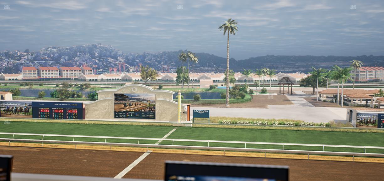 Del Mar Thoroughbred Club - Section Turf Club Lvl 4 Tbl 117 Seat View