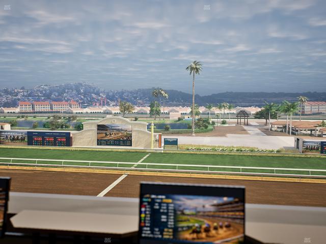 Del Mar Thoroughbred Club - Section Turf Club Lvl 4 Tbl 117 Seat View