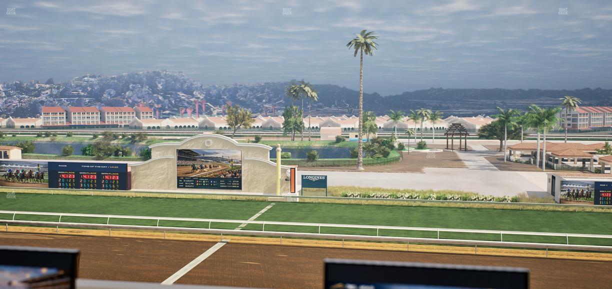Del Mar Thoroughbred Club - Section Turf Club Lvl 4 Tbl 119 Seat View