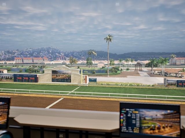 Del Mar Thoroughbred Club - Section Turf Club Lvl 4 Tbl 121 Seat View