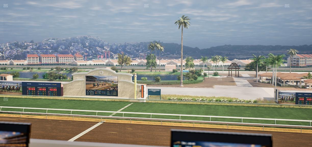 Del Mar Thoroughbred Club - Section Turf Club Lvl 4 Tbl 122 Seat View