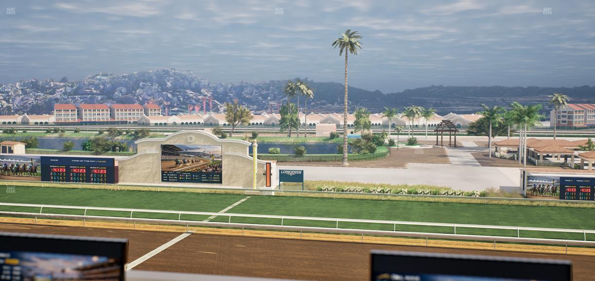 Del Mar Thoroughbred Club - Section Turf Club Lvl 4 Tbl 123 Seat View