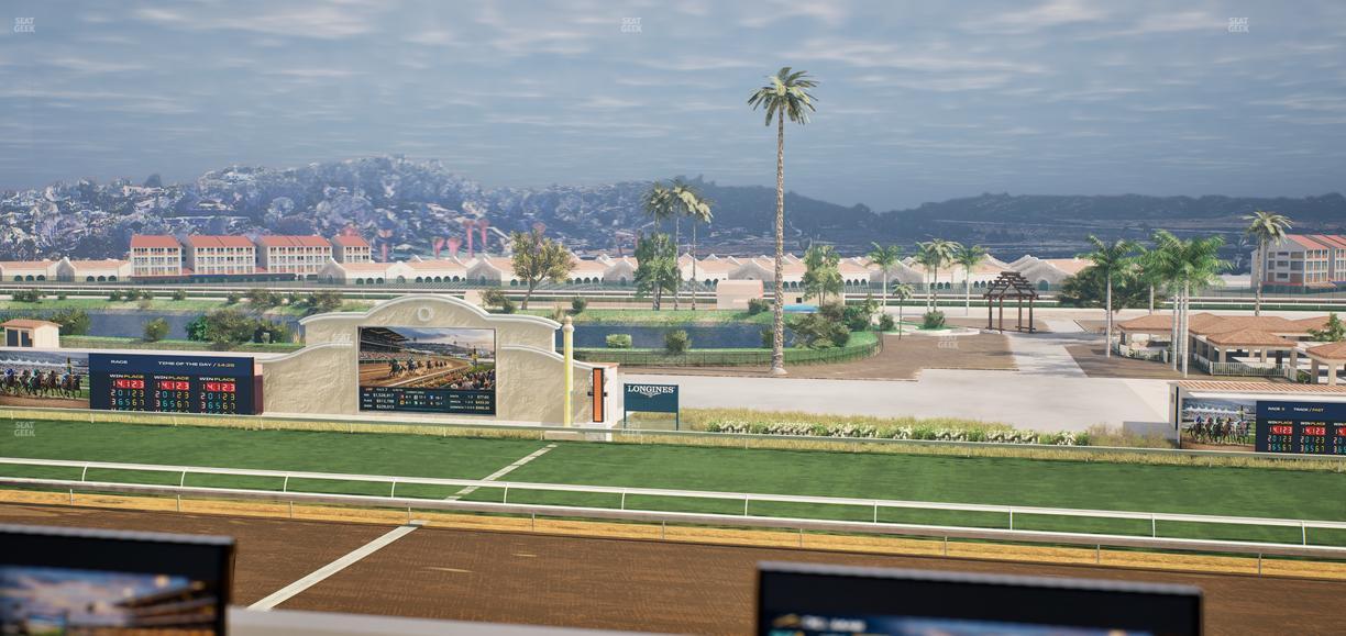 Del Mar Thoroughbred Club - Section Turf Club Lvl 4 Tbl 124 Seat View