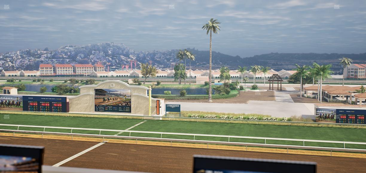 Del Mar Thoroughbred Club - Section Turf Club Lvl 4 Tbl 126 Seat View