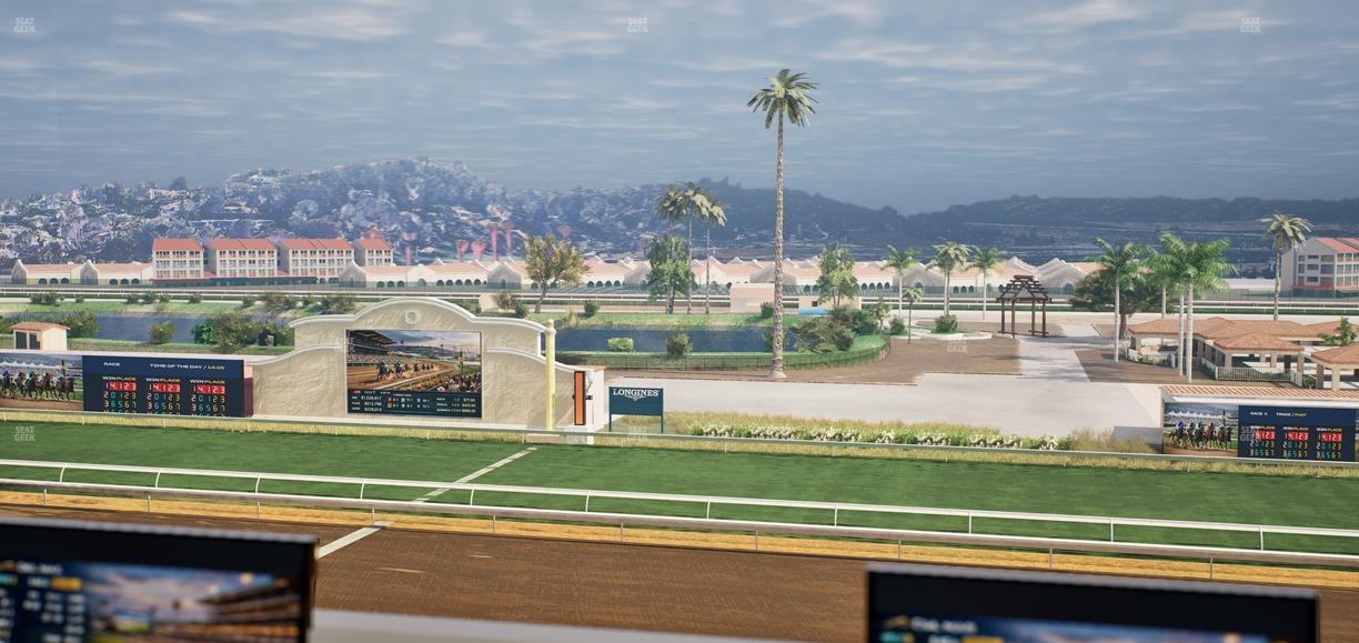 Del Mar Thoroughbred Club - Section Turf Club Lvl 4 Tbl 127 Seat View