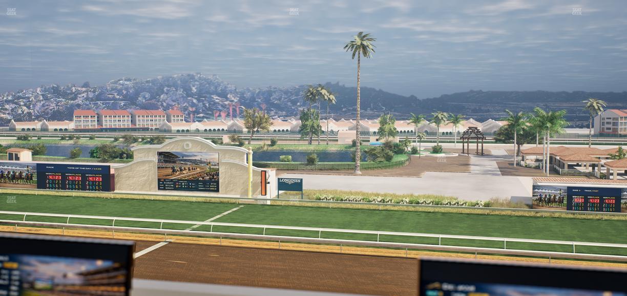 Del Mar Thoroughbred Club - Section Turf Club Lvl 4 Tbl 128 Seat View