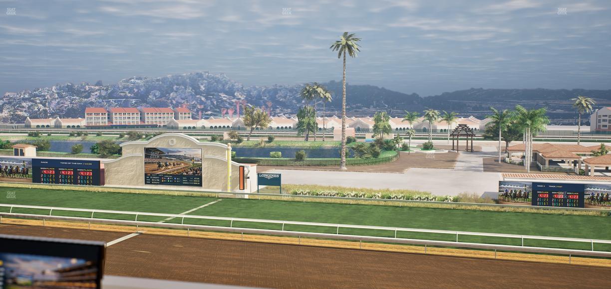 Del Mar Thoroughbred Club - Section Turf Club Lvl 4 Tbl 132 Seat View