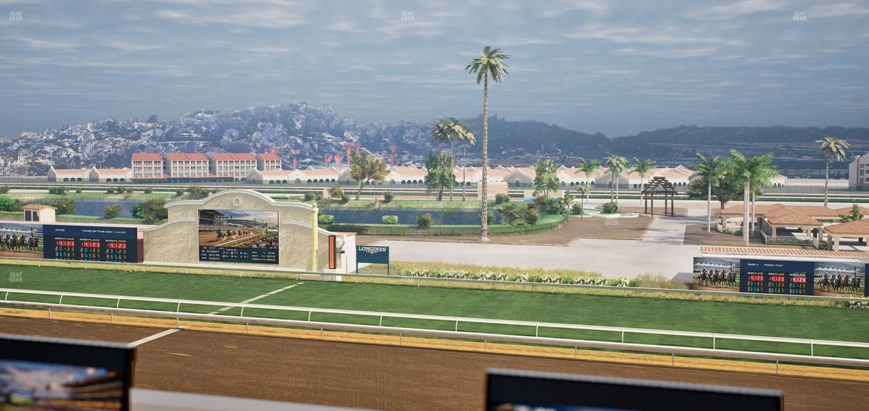 Del Mar Thoroughbred Club - Section Turf Club Lvl 4 Tbl 134 Seat View