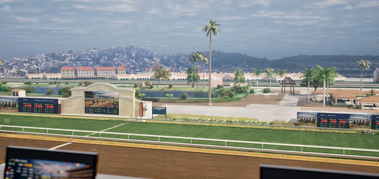 Del Mar Thoroughbred Club - Section Turf Club Lvl 4 Tbl 136 Seat View