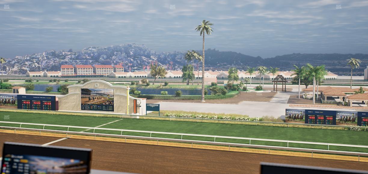 Del Mar Thoroughbred Club - Section Turf Club Lvl 4 Tbl 137 Seat View
