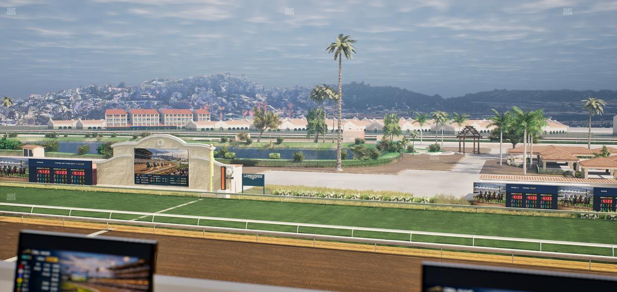 Del Mar Thoroughbred Club - Section Turf Club Lvl 4 Tbl 138 Seat View