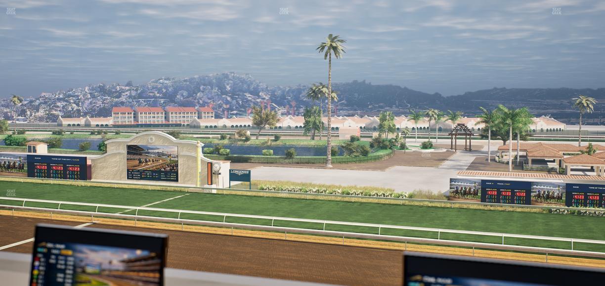 Del Mar Thoroughbred Club - Section Turf Club Lvl 4 Tbl 141 Seat View
