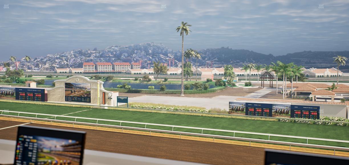Del Mar Thoroughbred Club - Section Turf Club Lvl 4 Tbl 151 Seat View