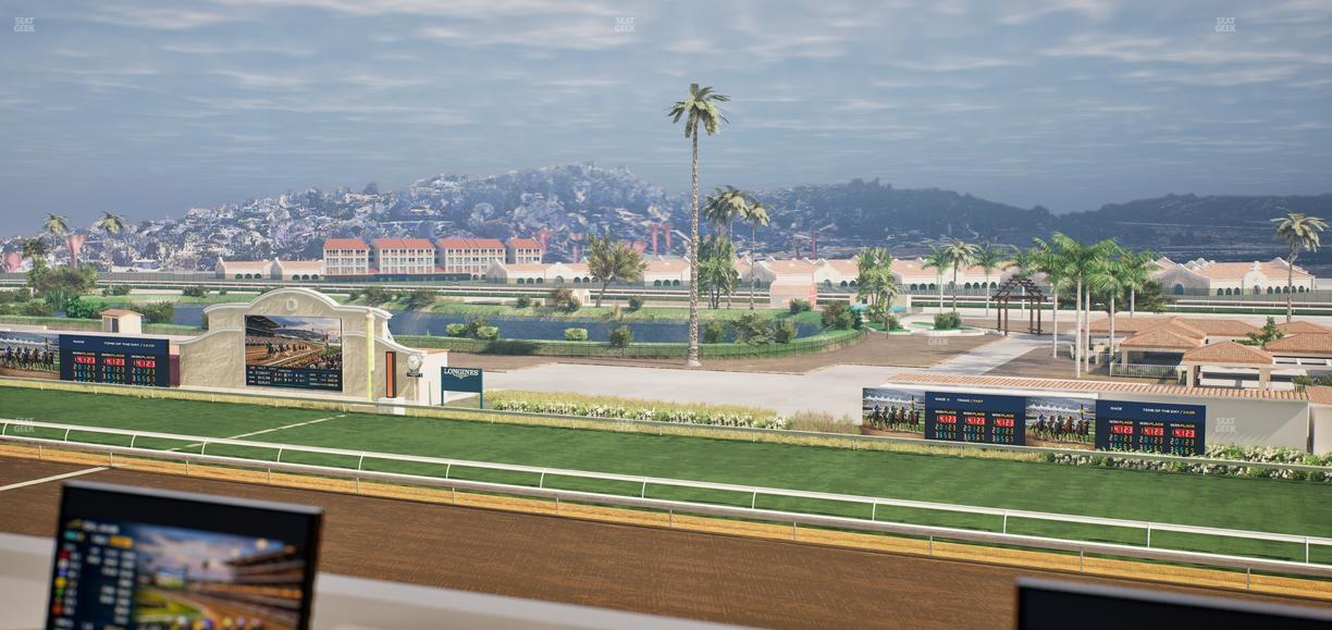 Del Mar Thoroughbred Club - Section Turf Club Lvl 4 Tbl 152 Seat View