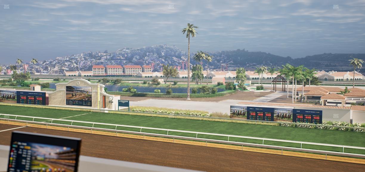 Del Mar Thoroughbred Club - Section Turf Club Lvl 4 Tbl 154 Seat View