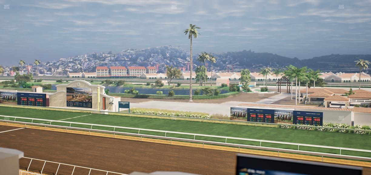 Del Mar Thoroughbred Club - Section Turf Club Lvl 4 Tbl 155 Seat View