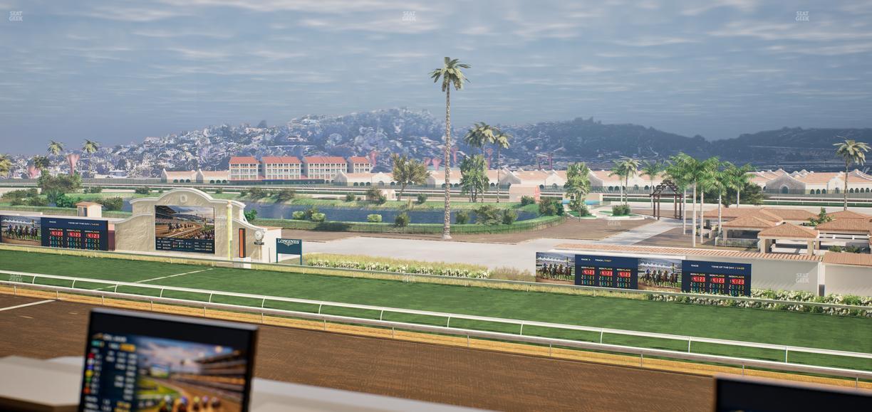 Del Mar Thoroughbred Club - Section Turf Club Lvl 4 Tbl 156 Seat View