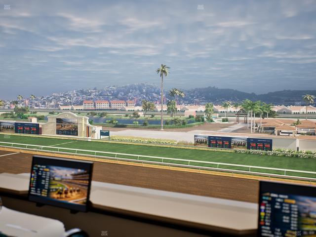 Del Mar Thoroughbred Club - Section Turf Club Lvl 4 Tbl 156 Seat View