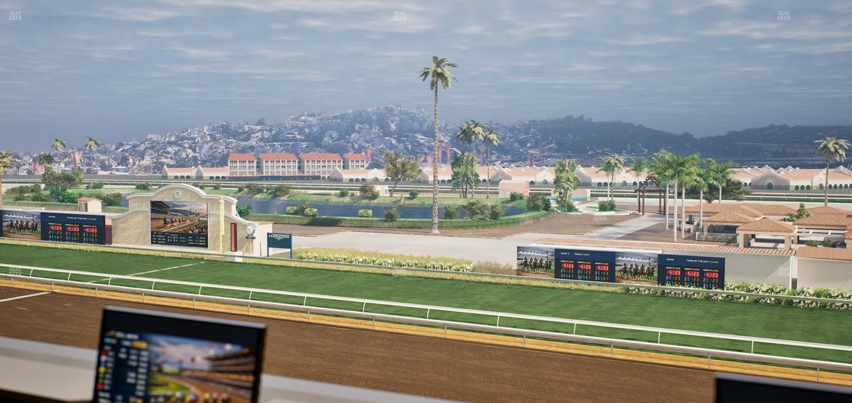 Del Mar Thoroughbred Club - Section Turf Club Lvl 4 Tbl 157 Seat View