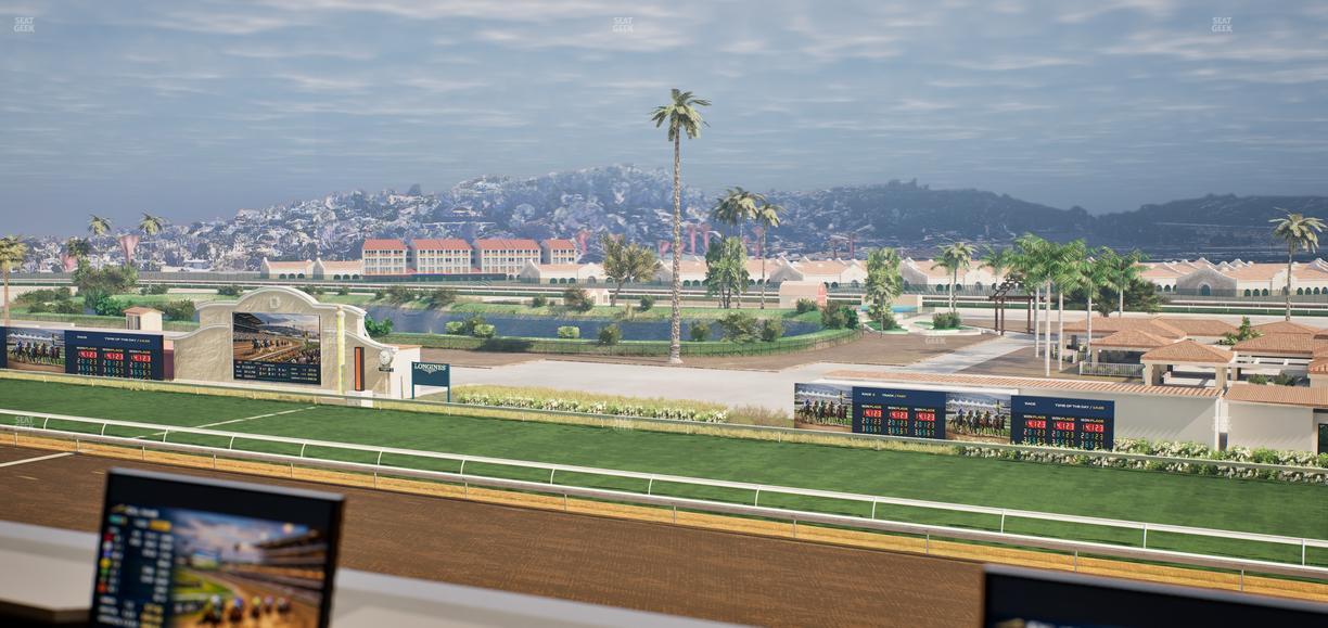 Del Mar Thoroughbred Club - Section Turf Club Lvl 4 Tbl 158 Seat View