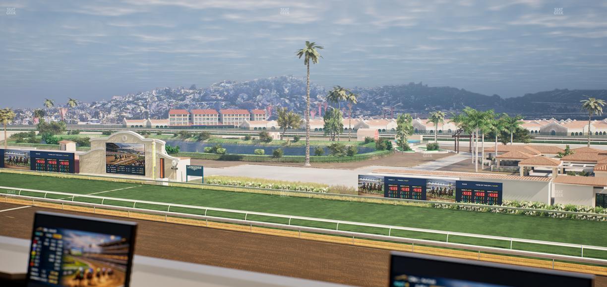 Del Mar Thoroughbred Club - Section Turf Club Lvl 4 Tbl 159 Seat View