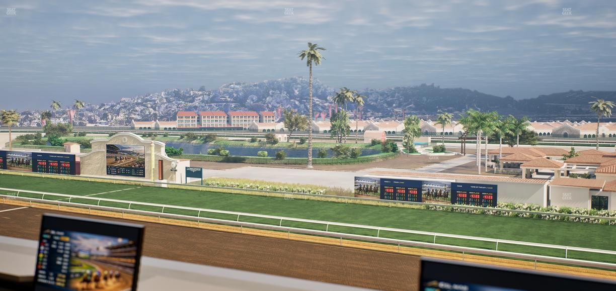 Del Mar Thoroughbred Club - Section Turf Club Lvl 4 Tbl 161 Seat View