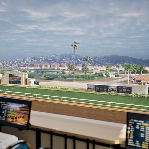 Del Mar Thoroughbred Club - Section Turf Club Lvl 4 Tbl 163 Seat View