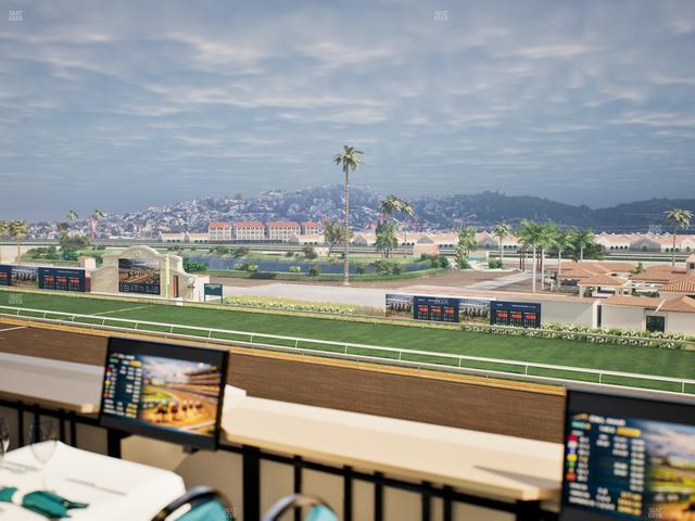 Del Mar Thoroughbred Club - Section Turf Club Lvl 4 Tbl 164 Seat View