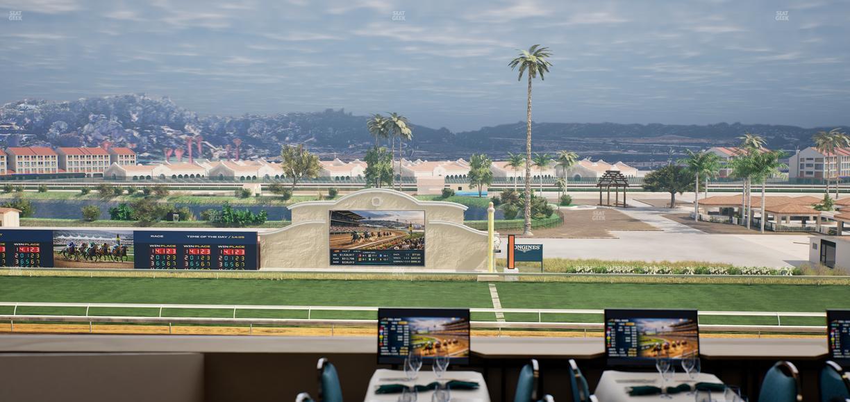 Del Mar Thoroughbred Club - Section Turf Club Lvl 4 Tbl 201 Seat View