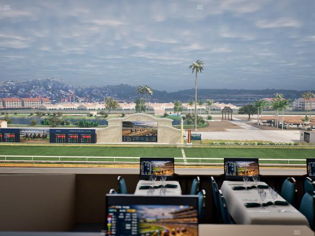 Del Mar Thoroughbred Club - Section Turf Club Lvl 4 Tbl 201 Seat View