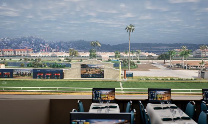 Del Mar Thoroughbred Club - Section Turf Club Lvl 4 Tbl 201 Seat View