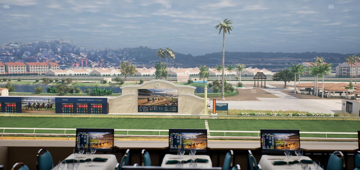 Del Mar Thoroughbred Club - Section Turf Club Lvl 4 Tbl 202 Seat View
