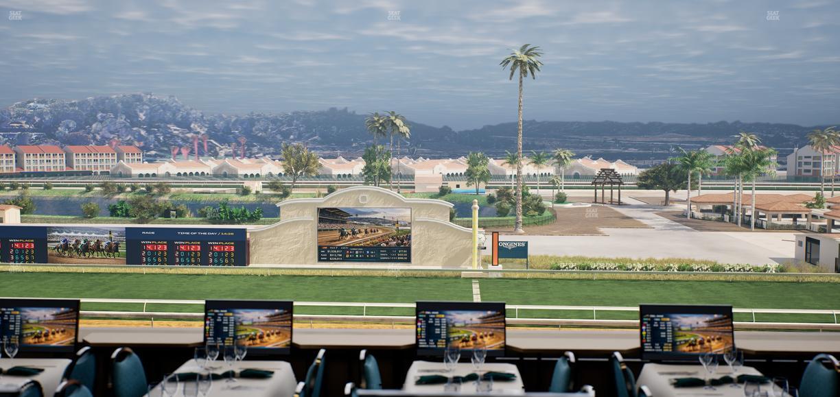 Del Mar Thoroughbred Club - Section Turf Club Lvl 4 Tbl 203 Seat View