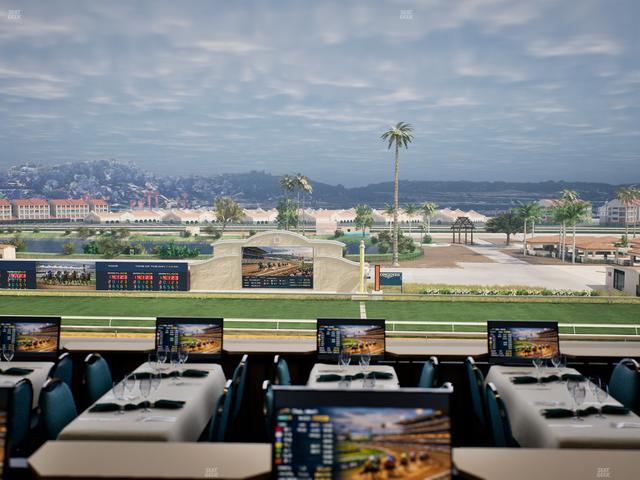 Del Mar Thoroughbred Club - Section Turf Club Lvl 4 Tbl 203 Seat View