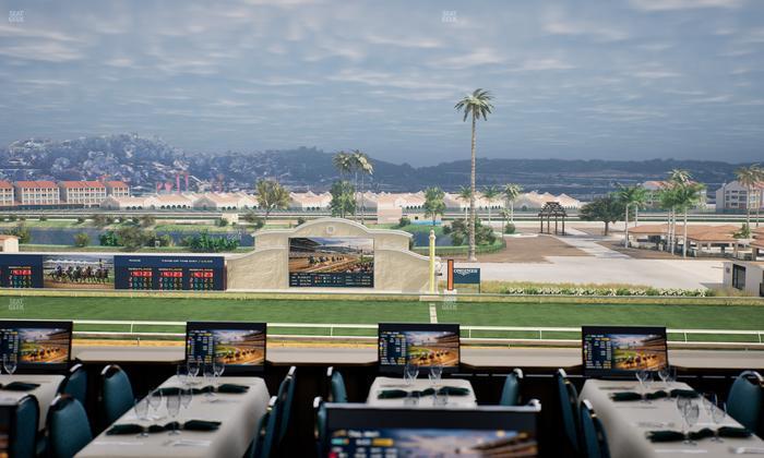 Del Mar Thoroughbred Club - Section Turf Club Lvl 4 Tbl 203 Seat View