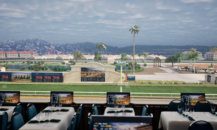 Del Mar Thoroughbred Club - Section Turf Club Lvl 4 Tbl 204 Seat View